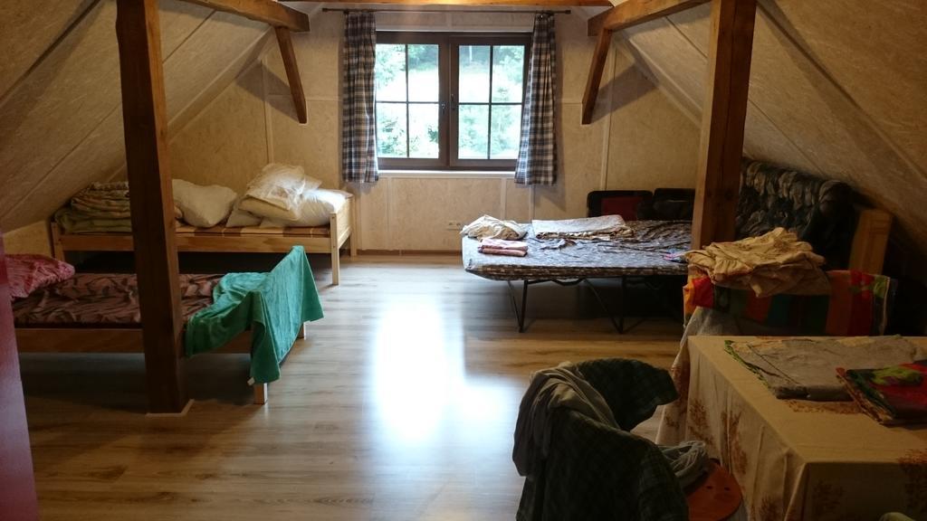 Modrzewiowa Chata Zaborze  Exteriör bild